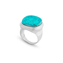 Load image into Gallery viewer, Turquoise Colour Pop Ring
